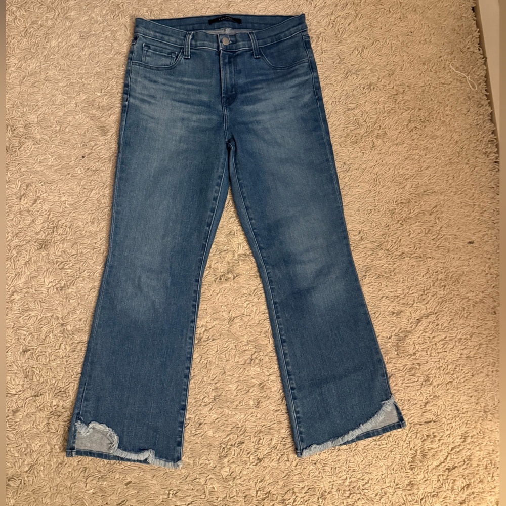 J Brand Women's Straight Leg Blue Jeans